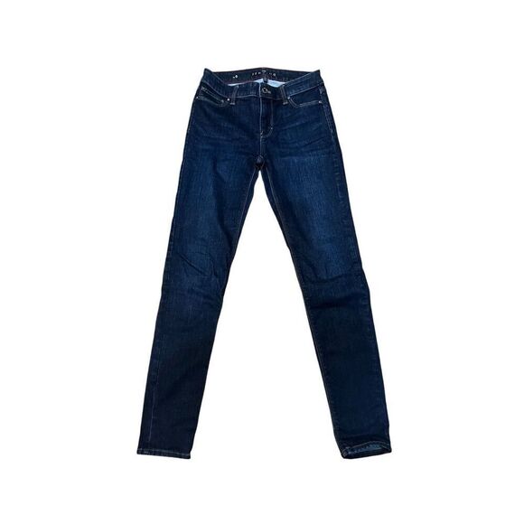 White House Black Market The Jegging Size 0 Dark Wash Jeans - Picture 1 of 4